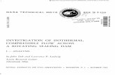 Investigation of isothermal, compressible flow across a ... · PDF fileINVESTIGATION OF ISOTHERMAL, COMPRESSIBLE FLOW ACROSS A ROTATING SEALING DAM I ... duct flow analyses as stated