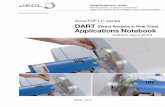 AccuTOF LC series DART (Direct Analysis in Real Time ... · PDF fileAccuTOF LC series DART (Direct Analysis in Real Time) Applications Notebook Edition April 2016 s Atmospheric pressure
