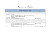 Conference Schedule - bicas2017.unida.ac.idbicas2017.unida.ac.id/wp-content/uploads/2017/01/CONFERENCE-BIC… · Conference Schedule TUESDAY, SEPTEMBER 12, 2017 ... 08.00 – 17.00