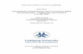Determination of testosterone esters in serum by liquid ...331730/FULLTEXT01.pdf · Determination of testosterone esters in serum by liquid chromatography ... with tert-butylmethylether