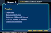 Chapter 3 Section 1 Introduction to Vectors Preview - Quia · PDF fileChapter 3 Section 1 Introduction to Vectors . ... Chapter 3 Section 1 Introduction to Vectors Scalars and Vectors