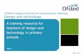 Ofsted’s subject professional development materials ...dera.ioe.ac.uk/16456/7/Design and technology professional... · Slide 1 of 28 . Ofsted’s subject ... a portrait of Queen