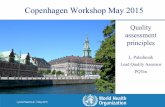 Copenhagen Workshop May 2015 -   · PDF filePharmaceutical engineering/pharmaceutical technology ... impurities, etc) ... (solubility profile and hygroscopicity are critical,