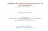 1000 de Sunnah pentru zi şi noapte - islam chat · PDF file1. atingerea nivelului Dragostei lui Allah; 2. compensarea oricărui deficit din îndatoririle religioase; 3. împiedicarea