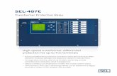 SEL-487E - Schweitzer Engineering Laboratories Literature/Flyers... · Configure the SEL-487E Transformer Protection Relay for differential protection in transformer ... Set up breaker