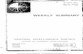 WEEKLY SUMMARY - cia.gov WEEKLY SUMMARY : Subject: WEEKLY SUMMARY : Keywords: 28 August 1964 OCI No. 0346/64 Copy No. 74 WEEKLY SUMMARY CENTRAL INTELLIGENCE AGENCY OFFICE OF CURRENT