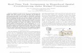 Real-Time Task Assignment in Hyperlocal Spatial ... · PDF fileproblem to the classic Maximum Coverage Problem and its ... task completion and the diversity quality of ... studied