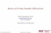 Basics of X-Ray Powder Diffractionprism.mit.edu/xray/oldsite/1 Basics of X-Ray Powder Diffraction.pdf · Basics of X-Ray Powder Diffraction Scott A Speakman, ... An X-ray powder diffraction