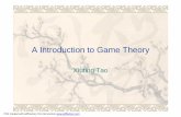 A Introduction to Game Theory - SJTUbasics.sjtu.edu.cn/seminars/xt_tao/an_introduction_to_game_theory… · A Introduction to Game Theory Xiuting Tao PDF created with pdfFactory Pro