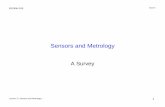 Sensors and Metrology - EECS Instructional Support …ee290h/fa05/Lectures/PDF/lecture 17...Lecture 17: Sensors and Metrology I EE290H F05 Spanos 3 Introduction • Sensors (and actuators)
