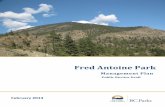 Fred Antoine Park - British  · PDF filedelicate riparian areas. ... Goat and California ... Fred Antoine Park is zoned in its entirety as Wilderness Recreation