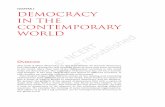 CHAPTER I Democracy in the Contemporary Worldncert.nic.in/NCERTS/l/iess401.pdf · Why did President Allende address ... hope Allende expressed in his last address was realised: felony,