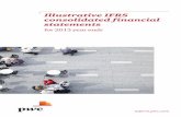 Illustrative IFRS consolidated financial statements for ... IFRS consolidated financial statements ... These illustrative ï¬nancial statements are not a substitute for ... 40 Transactions