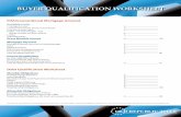 BUYER QUALIFICATION WORKSHEET - Old Qualification.pdf · BUYER QUALIFICATION WORKSHEET FHA/Conventional Mortgage Amount Available Funds 1. Savings Account $_____ 2. Investments (stocks,