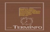TERM  · PDF fileTHE FINNISH TERMINOLOGY CENTRE TSK TERMiNFO Nordterm 2007, TEPA-termipankki, ... Lena Jolkkonen, Katri Seppälä & Mari