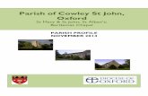Parish of Cowley St John, Oxford - St Stephen's House,  · PDF fileParish of Cowley St John, Oxford St Mary & St John; St Alban’s; Bartlemas Chapel PARISH PROFILE NOVEMBER 2014
