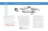 Eluent Suppressors for Ion Chromatography - · PDF filesuppressors Eluent Suppressors for Ion Chromatography Dionex introduced suppression in 1975, ... that is used for all column