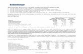 Schlumberger Announces Full-Year and Fourth-Quarter · PDF fileSchlumberger-Private ... Wireline activity in Russia and lower revenue on a long-term project in the Middle East were