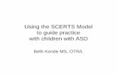 Using the SCERTS Model to guide practice with - …jeffline.tju.edu/cfsrp/tlc/forms/ASD-Group-slides_1-12-2009.pdf · Using the SCERTS Model to guide practice with children with ASD