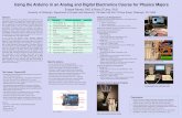 Using the Arduino in an Analog and Digital Electronics ... · PDF fileUsing the Arduino in an Analog and Digital Electronics Course for Physics Majors ... including editor and compiler,