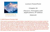 Lecture PowerPoint Chapter 23 Physics: Principles with ...ghsolave.weebly.com/uploads/5/9/9/8/59988545/reflection_and... · Physics: Principles with Applications, 6th edition Giancoli.