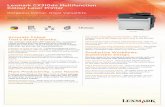 Lexmark CX310dn Multifunction Colour Laser Printermedia.lexmark.com/www/doc/en_AU/Lexmark-CX310dn.pdf · The Lexmark CX310dn MFP colour laser printer affordably delivers PANTONE®