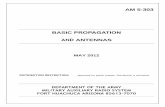 BASIC PROPAGATION AND ANTENNAS - W3JJJ -- Historyw3jjj.com/downloads/AM 5-303 Basic Propagation and Antennas.pdf · AM 5 – 303 – Antenna Theory and Propagation 1-2 Ver. 1.0 1
