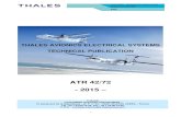 THALES AVIONICS ELECTRICAL SYSTEMS TECHNICAL PUBLICATION · PDF file1 2015 taes – technical publication issued: january 2015 atr thales avionics electrical systems technical publication