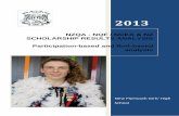 NZQA - NQF / NCEA & NZ SCHOLARSHIP RESULTS · PDF file2013 New Plymouth Girls' High School NZQA - NQF / NCEA & NZ SCHOLARSHIP RESULTS ANALYSIS Participation-based and Roll-based analysis