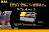 Environment Monitoring PQube 3 - Rent, Rentals, Hire, · PDF fileEnvironment Monitoring PQube ® 3 ... • Optional UPS plug-in module with 30 minutes of backup ... • Provides 24VDC