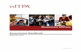 Elementary Literacy Assessment · PDF fileHow Will the Evidence of My Teaching Practice Be Assessed? ... edTPA Elementary Literacy Assessment Handbook ... portfolio management system,