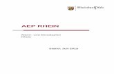 AEP RHEIN - bks- · PDF file3 Fortführungsnachweis Alle Angaben im Alarm- und Einsatzplan sind ständig, spätestens jedoch einmal jährlich, zu überprüfen und gegebenenfalls zu