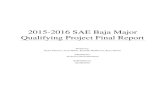 2015-2016 SAE Baja Final Report · PDF file2015-2016 SAE Baja Major Qualifying Project Final Report Written by