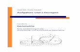 Aufgaben und Lösungen - TU Dresdennestler/geometriebuch/aufg-lsgn.pdf · 1.6 Man zeige, dass ein Drehkegel mit dem halben Öffnungswinkel α von einer Ebene, die den Neigungswinkel