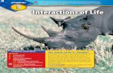 Interactions of Life - The Louis Armstrong Middle School · PDF fileInteractions of Life sections 1 Living Earth ... ocean waters.Arctic regions near the north pole are covered ...