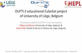 OUFTI-2 educational CubeSat project of University of …orbi.ulg.ac.be/bitstream/2268/210296/1/PresentationOUFTI2-FYS... · OUFTI-2 educational CubeSat project of University of Liège,