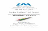 Senior Design Final Report -   · PDF fileCPE 496 Spring 2016 Senior Design Final Report NASA University Student Launch Initiative (Sensor Payload) Payload Name: G.A.M.B.L.S
