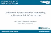 Enhanced points condition monitoring on Network Rail ... · PDF fileEnhanced points condition monitoring on Network Rail infrastructure ... •Network Rail is moving towards an intelligent