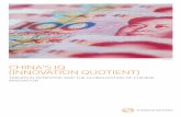 REUTERS CHINA'S IQ (INNOVATION QUOTIENT) - Rouse · PDF filechina's iq (innovation quotient) reuters trends in patenting and the globalization of chinese innovation