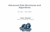 Advanced Data Structures and Algorithmsnadeem/classes/cs361-F13/materials/Lec-01_Cours… · implemented using C++ classes (e.g., ... Advanced Data Structures and Algorithms C++ Class