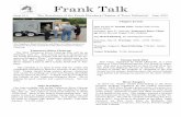 Franktalk June 2015 - · PDF fileFly Fishing School Saturday, May 16, was the date of our an-nual fly fishing school. We changed the format this year to make it a one-day event, appealing