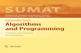 Algorithms and Programming: Problems and Solutions, · PDF fileAlexander Shen Laboratoire d’Informatique Fondamentale de Marseille (LIF) CNRS, Universit´edelaM editerran´ ee, Universit´