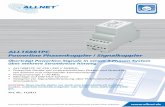 ALL16881PC Powerline Phasenkoppler / · PDF filePLC-Datenkopplung für mehrerer Phasen, Unterverteiler- und Stromkreise Eine Installation darf nur von authorisiertem Fachpersonal durchgeführt