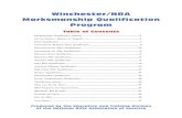 Winchester/NRA MarksmanshipQualification Programtrapleague.org/qualbook.pdf · Winchester/NRA MarksmanshipQualification Program TableofContents MarksmanshipQualificationProgram ...