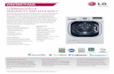 WM3997HWA - LG Electronics Spec Shee… · INNOVATIONS • CEE Tier 1 • Ventless Condensing Drying • Steam Technology • AAFA Certified Sanitary Cycle • NSF Certified Sanitary