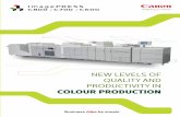 coLoUr prodUcTIon - media.canon-asia.com · PDF fileassures best-in-class results whether printing 1 sheet or thousands. ... The imagePRESS C800/C700/600 incorporates a range of innovative
