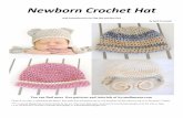 Newborn Crochet Hat - by small means · PDF fileNewborn Crochet Hat with instructions for Ear Flap Hat and Bear Ears y April romwell You can find more free patterns and tutorials at