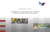 THERMALLY DRIVEN HEAT PUMPS FOR HEATING AND · PDF fileTHERMALLY DRIVEN HEAT PUMPS . FOR HEATING AND ... 2 Cycle basics of thermally driven heat pumps 5 . A. ... Borsig constructed