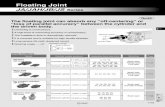 Floating Joint - SMC ETech · PDF fileStandard JA Series Basic type Flange type ... Operating range Center of sphere ... Hydraulic cylinder: 3.5 MPa or less