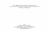 An Appraisal of the Women’s Level of Environmental ... · PDF fileAn Appraisal of the Women’s Level of Environmental Education in ... have a triple custodial role ... pivotal role